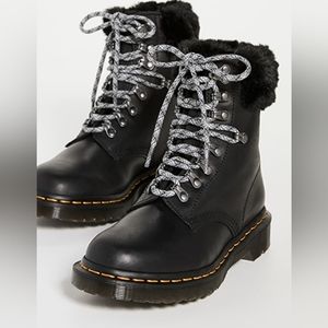 NIB Dr. Martens 1460 Serena Collar Combat Boots